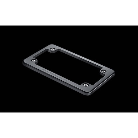 Weathertech Black Billet Motorcycle License Plate Frame 8ALPF1